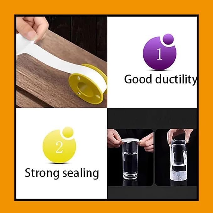 Duravel PTFE Thread Seal Tape - 8 Pack for Plumbing Applications - Image 5